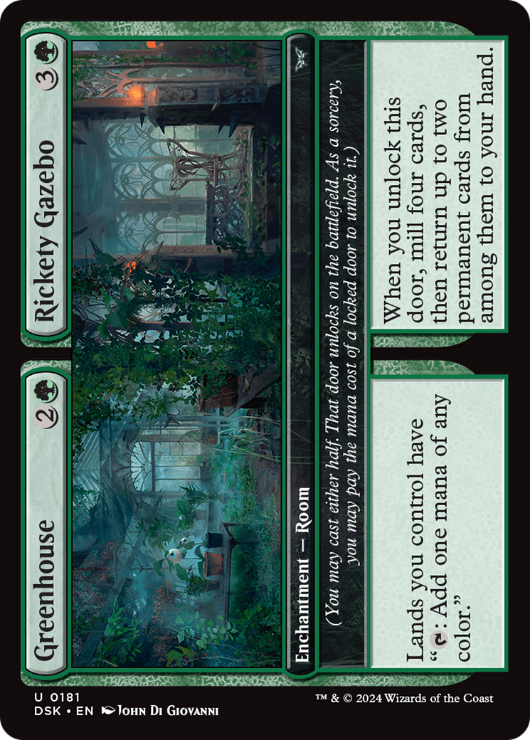 Greenhouse // Rickety Gazebo [Duskmourn: House of Horror] | Chromatic Games