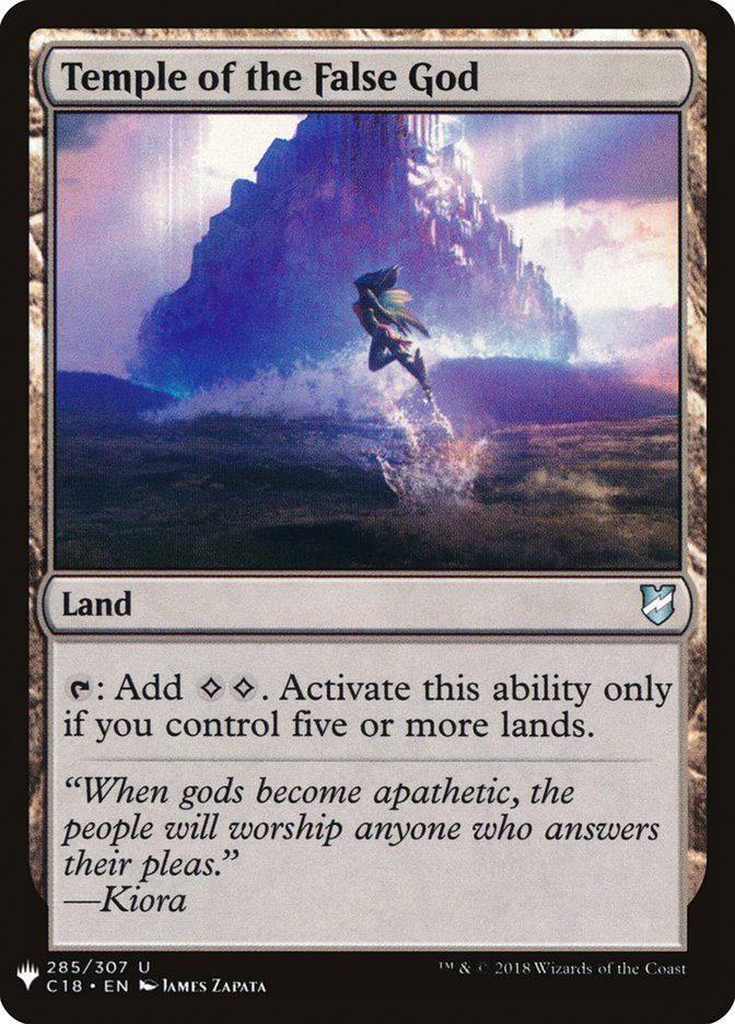 Temple of the False God [Mystery Booster] | Chromatic Games