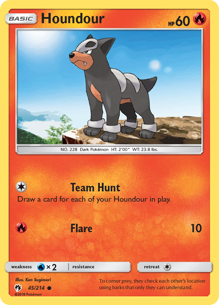 Houndour (45/214) [Sun & Moon: Lost Thunder] | Chromatic Games