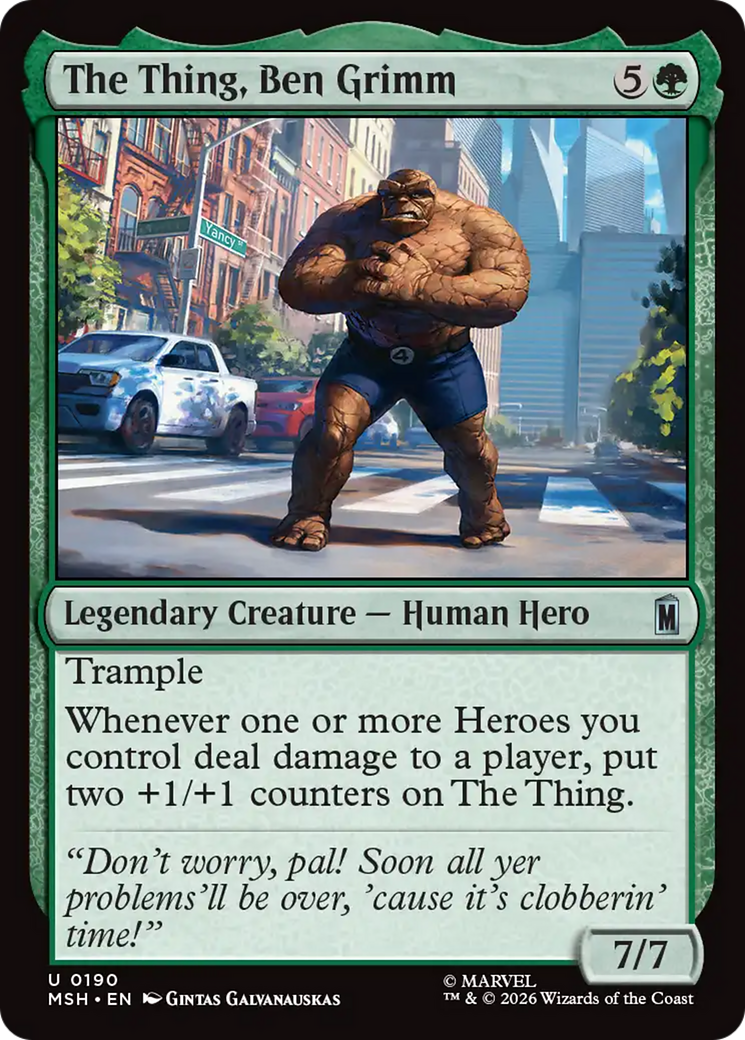 The Thing, Ben Grimm [Marvel Super Heroes] | Chromatic Games