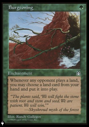 Burgeoning [The List] | Chromatic Games