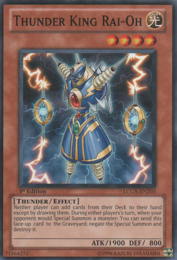 Thunder King Rai-Oh [LCGX-EN203] Common | Chromatic Games