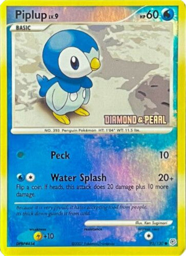 Piplup (93/130) (Diamond and Pearl) [Burger King Promos: 2008 Collection] | Chromatic Games