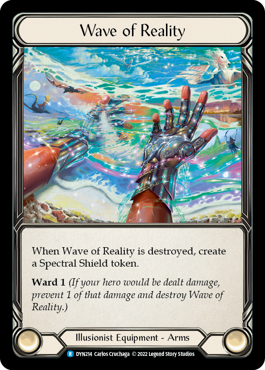 Wave of Reality [DYN214] (Dynasty)  Rainbow Foil | Chromatic Games