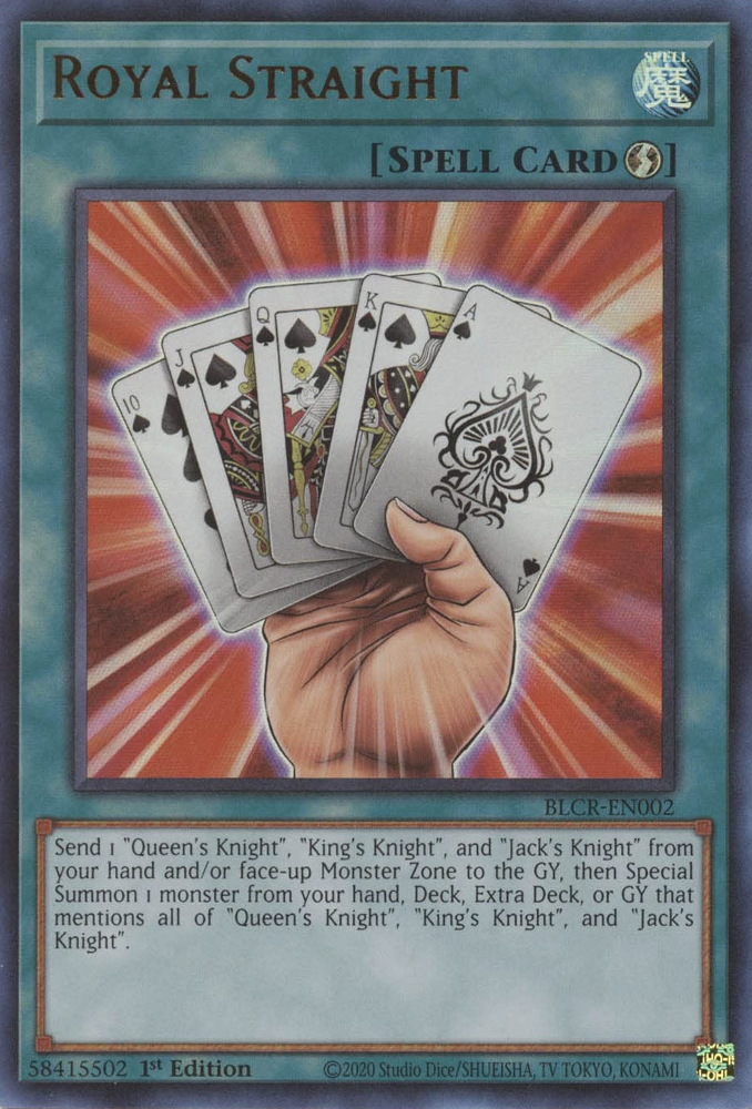 Royal Straight [BLCR-EN002] Ultra Rare | Chromatic Games