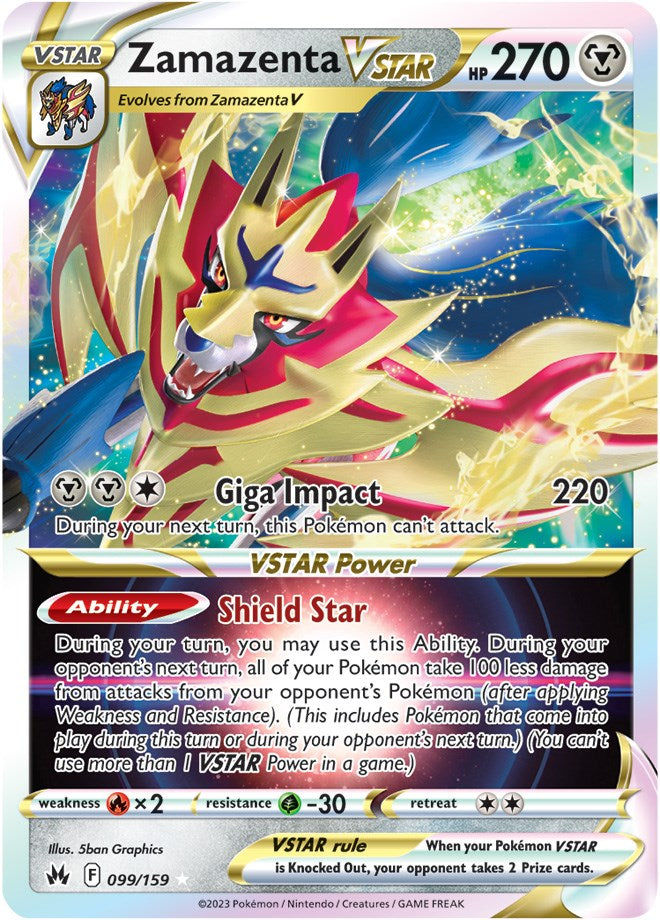 Zamazenta VSTAR (099/159) [Sword & Shield: Crown Zenith] | Chromatic Games