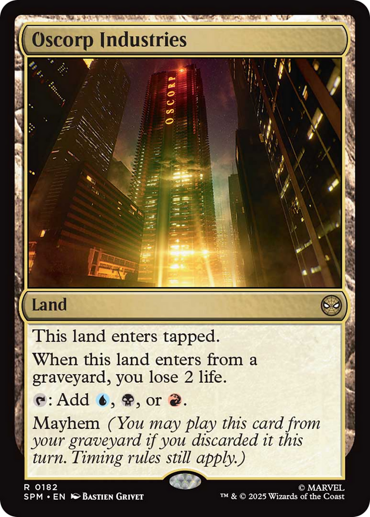Oscorp Industries [Marvel's Spider-Man] | Chromatic Games