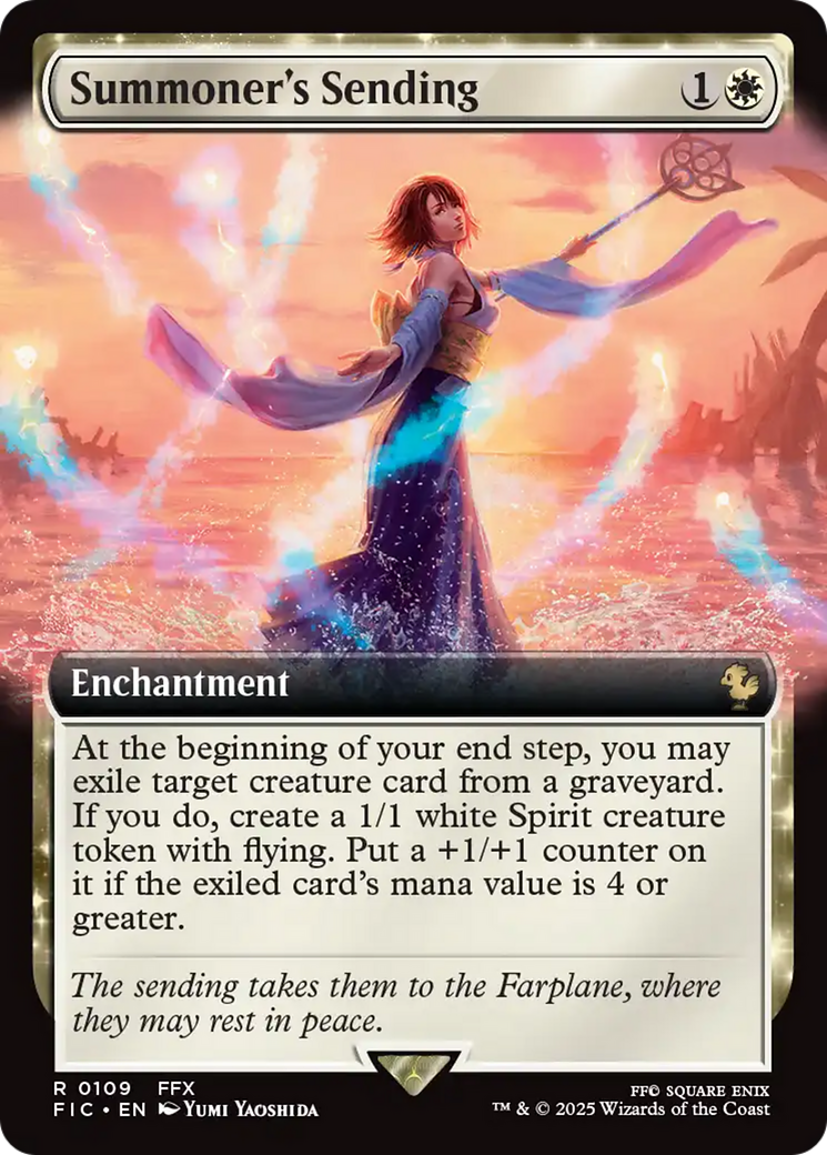 Summoner's Sending (Extended Art) [FINAL FANTASY Commander] | Chromatic Games