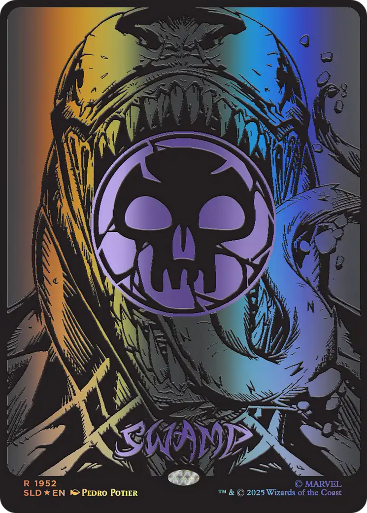 Swamp (1952) (Raised Foil) [Secret Lair Drop Series] | Chromatic Games