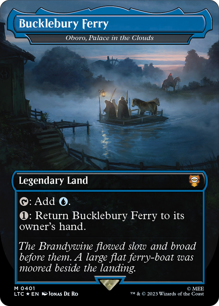 Bucklebury Ferry - Oboro, Palace in the Clouds (Surge Foil Realms and Relics) [The Lord of the Rings: Tales of Middle-Earth Commander] | Chromatic Games