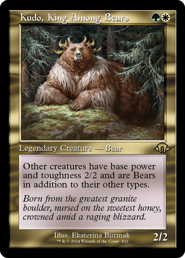 Kudo, King Among Bears (Retro) [Modern Horizons 3] | Chromatic Games