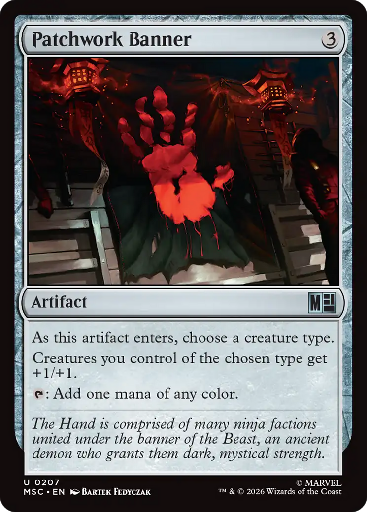 Patchwork Banner (Surge Foil) [Marvel Super Heroes Commander] | Chromatic Games