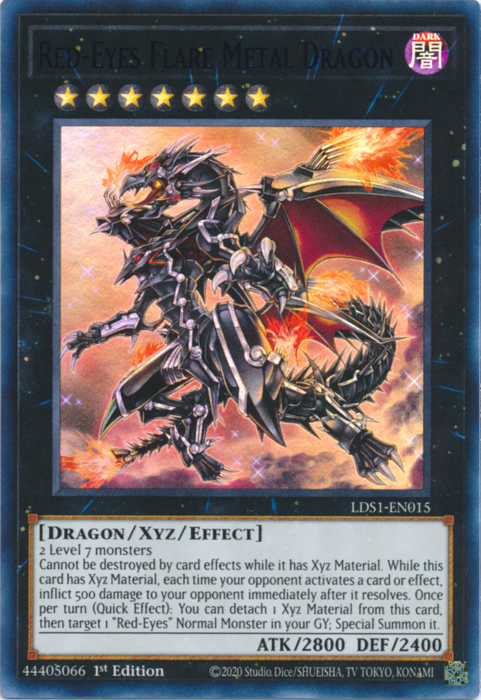 Red-Eyes Flare Metal Dragon (Purple) [LDS1-EN015] Ultra Rare | Chromatic Games