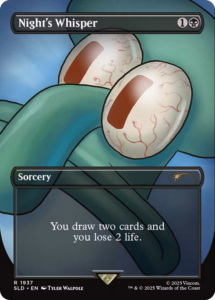 Night's Whisper [Secret Lair Drop Series] | Chromatic Games