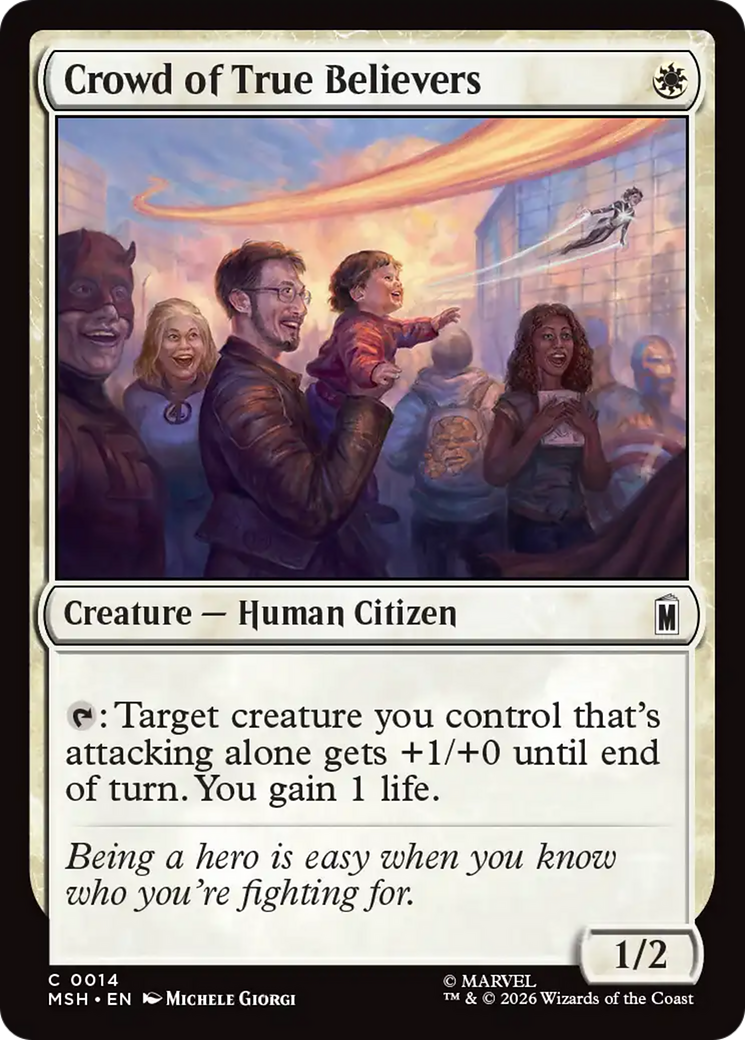 Crowd of True Believers [Marvel Super Heroes] | Chromatic Games
