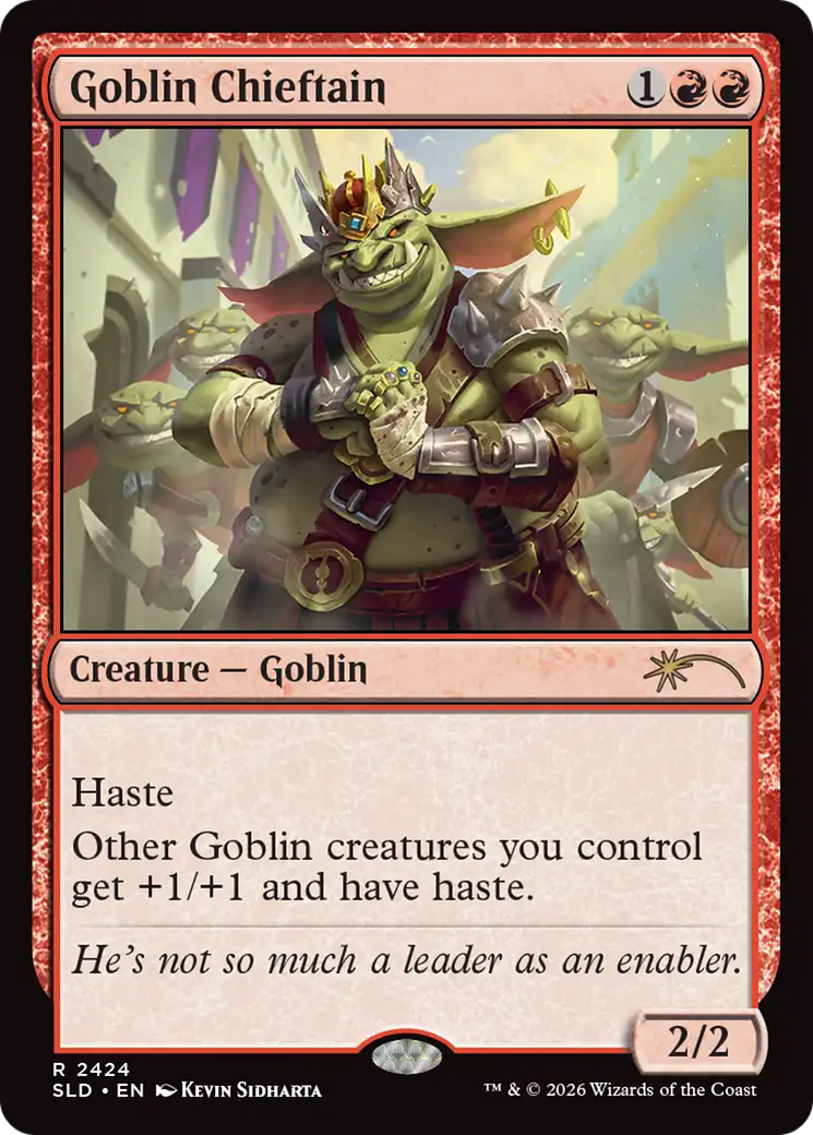 Goblin Chieftain (2424) [Secret Lair Drop Series] | Chromatic Games