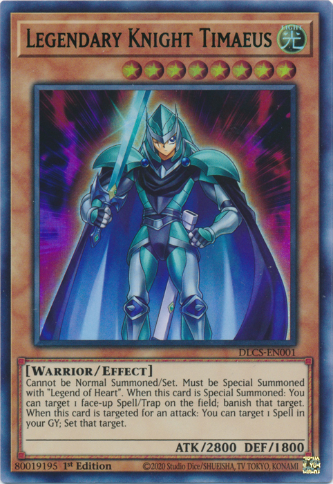 Legendary Knight Timaeus (Green) [DLCS-EN001] Ultra Rare | Chromatic Games