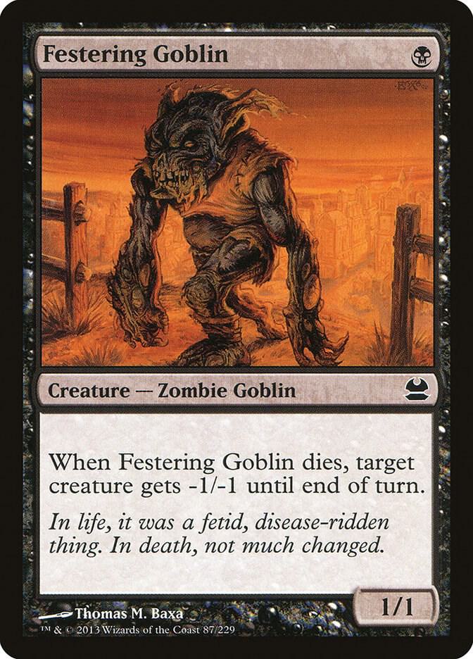 Festering Goblin 87/229 (Modern Masters)  | Chromatic Games