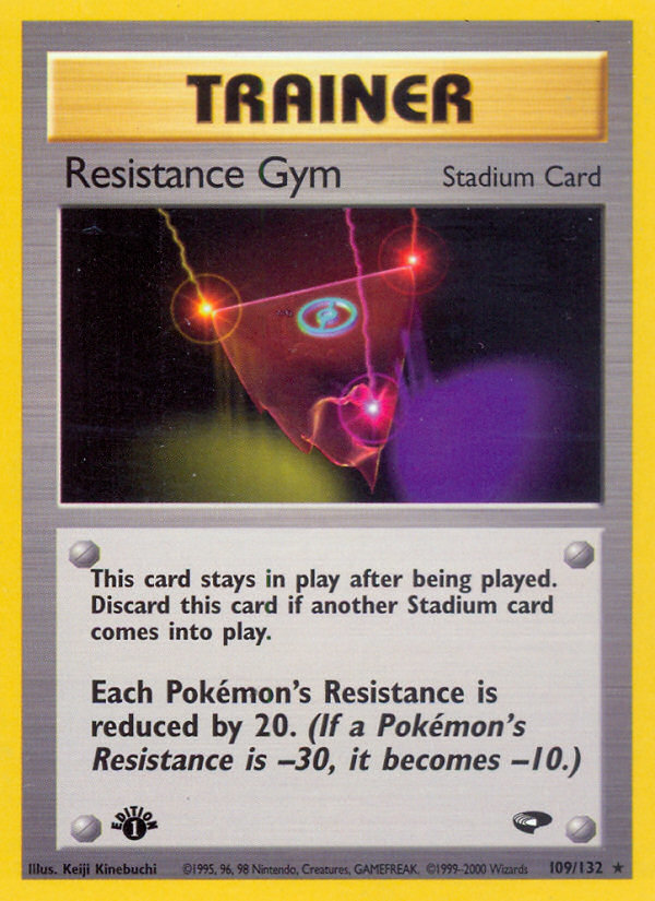Resistance Gym (109/132) [Gym Challenge 1st Edition] | Chromatic Games