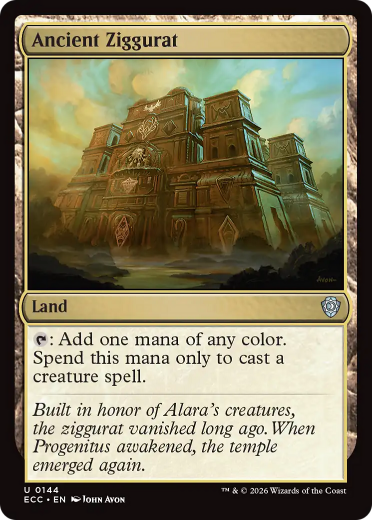 Ancient Ziggurat [Lorwyn Eclipsed Commander] | Chromatic Games
