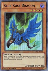 Blue Rose Dragon (Green) [LDS2-EN104] Ultra Rare | Chromatic Games