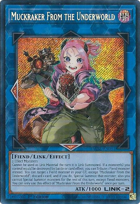 Muckraker From the Underworld [DABL-EN051] Secret Rare | Chromatic Games