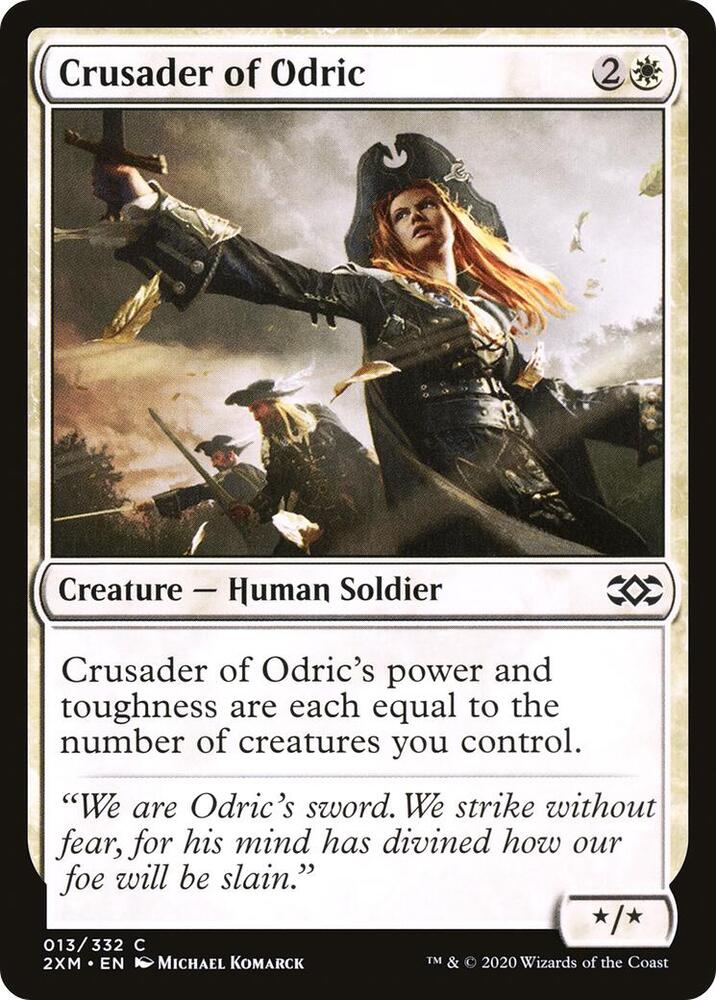 Crusader of Odric 13/332 (Double Masters)  - Foil | Chromatic Games