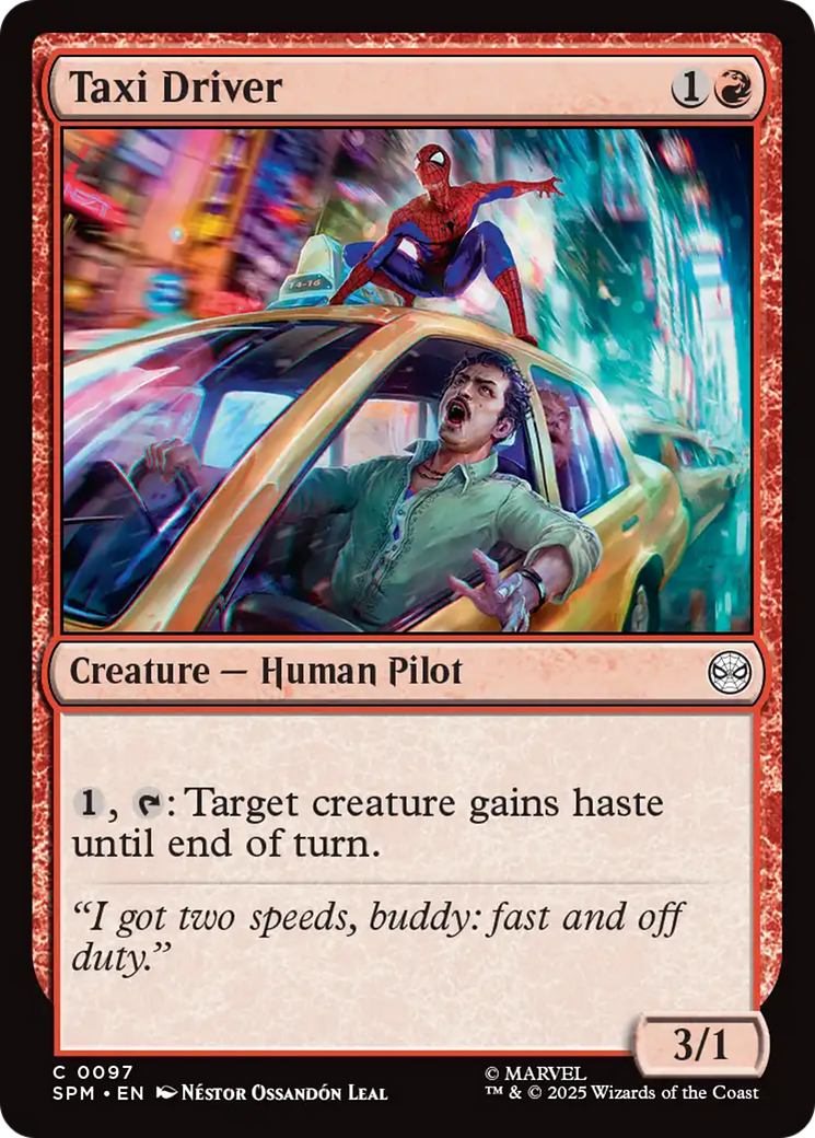 Taxi Driver [Marvel's Spider-Man] | Chromatic Games