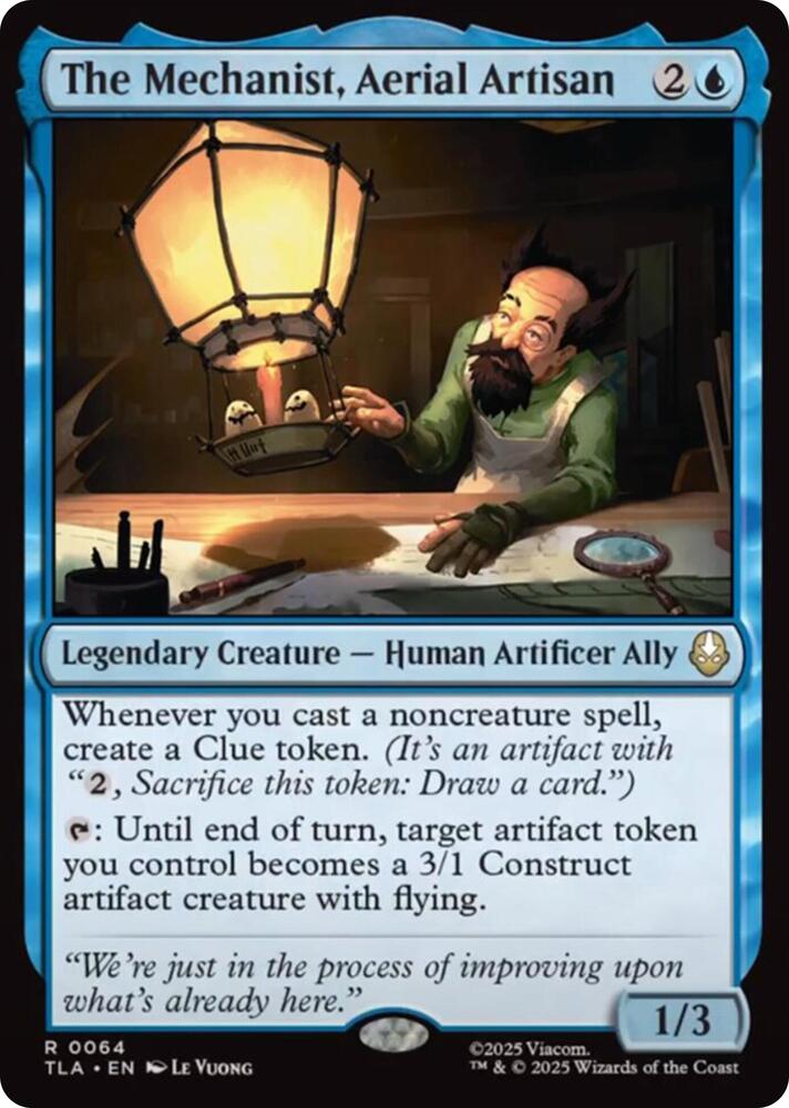 The Mechanist, Aerial Artisan 64 (Avatar: The Last Airbender)  - Foil | Chromatic Games