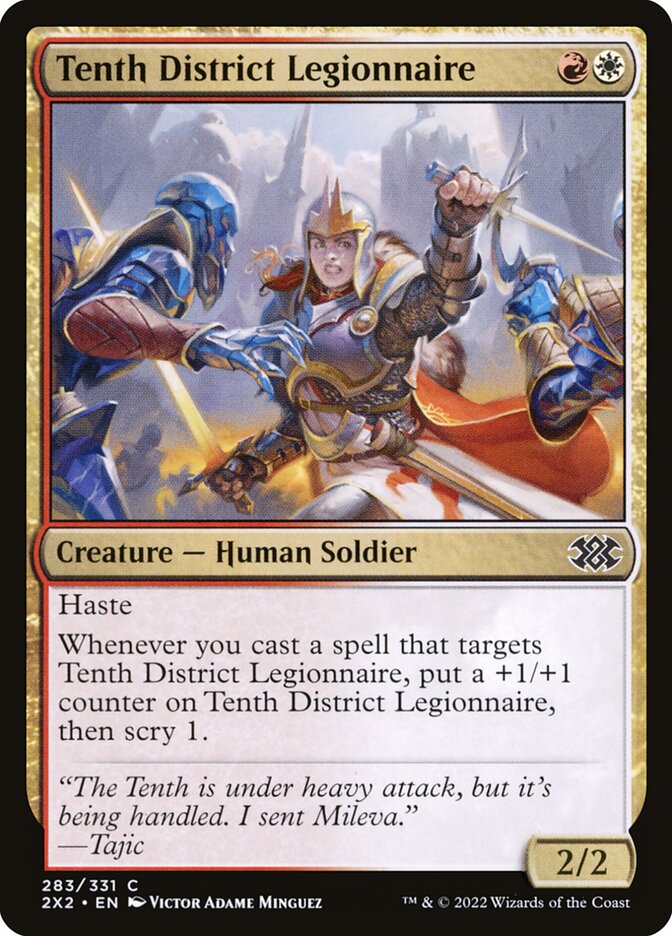 Tenth District Legionnaire 283/331 (Double Masters 2022)  - Foil | Chromatic Games
