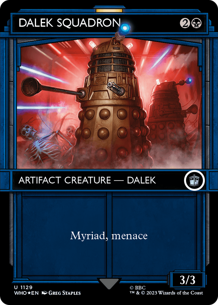 Dalek Squadron (Showcase) (Surge Foil) [Doctor Who] | Chromatic Games