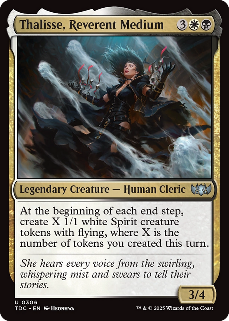 Thalisse, Reverent Medium [Tarkir: Dragonstorm Commander] | Chromatic Games