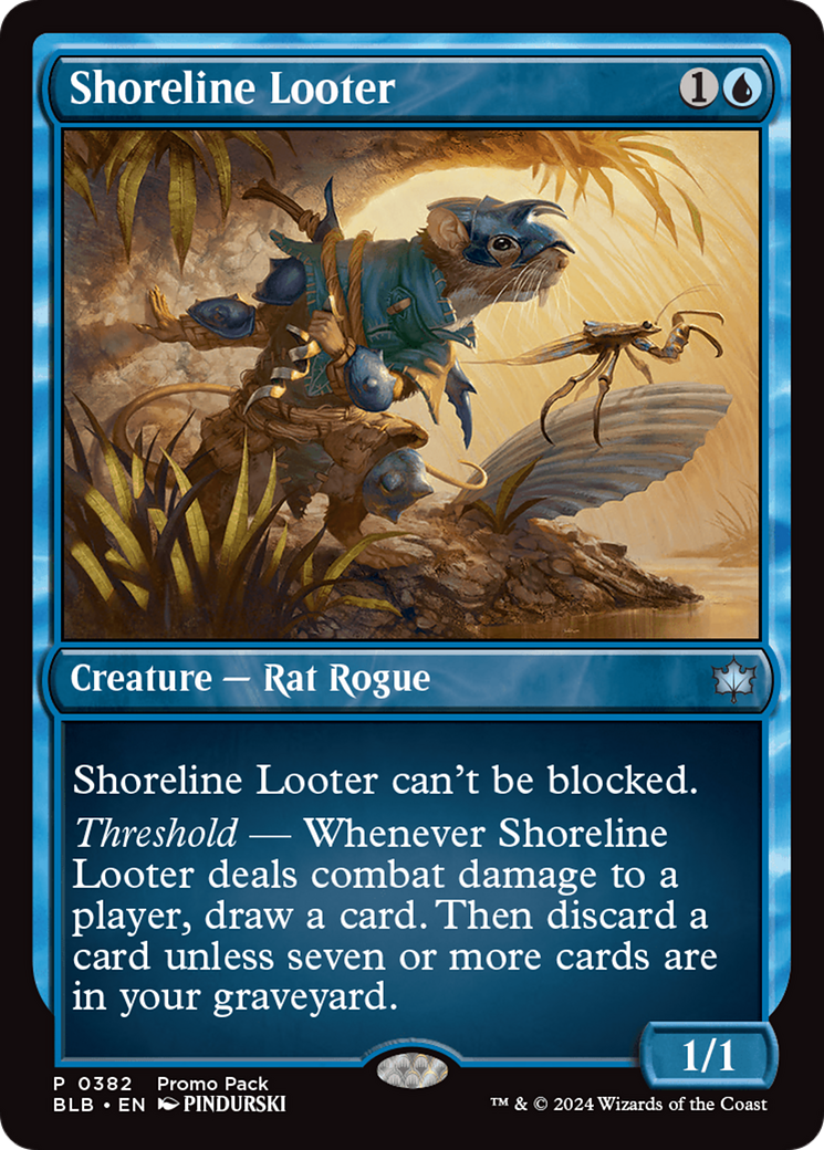 Shoreline Looter [Bloomburrow Promos] | Chromatic Games