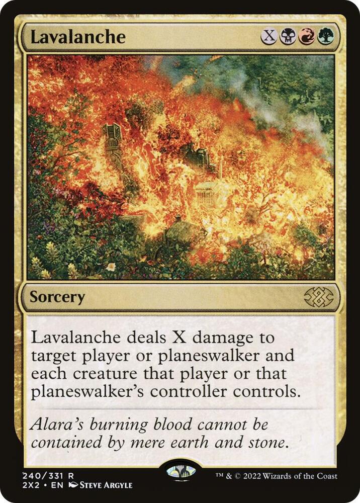 Lavalanche 240/331 (Double Masters 2022)  | Chromatic Games