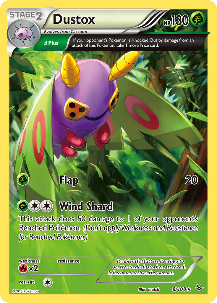 Dustox (8/108) [XY: Roaring Skies] | Chromatic Games