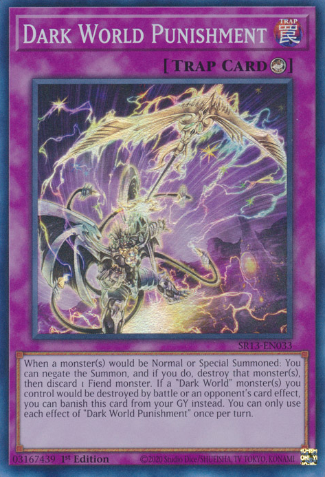 Dark World Punishment [SR13-EN033] Super Rare | Chromatic Games