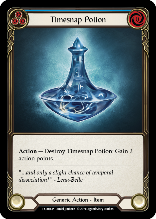 Timesnap Potion [FAB014-P] (Promo)  1st Edition Cold Foil | Chromatic Games