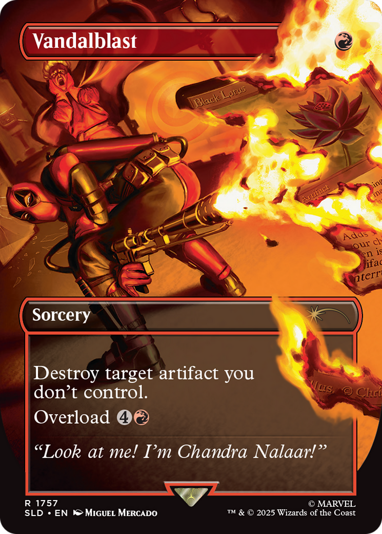 Vandalblast (1757) (Rainbow Foil) [Secret Lair Drop Series] | Chromatic Games