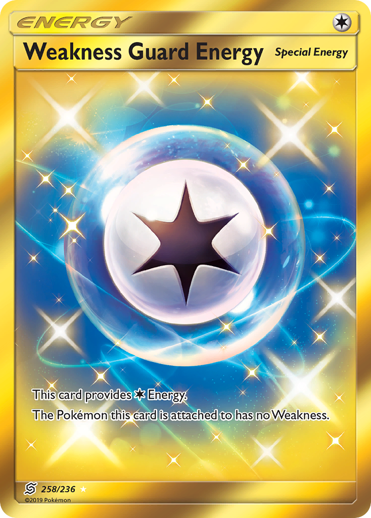 Weakness Guard Energy (258/236) [Sun & Moon: Unified Minds] | Chromatic Games