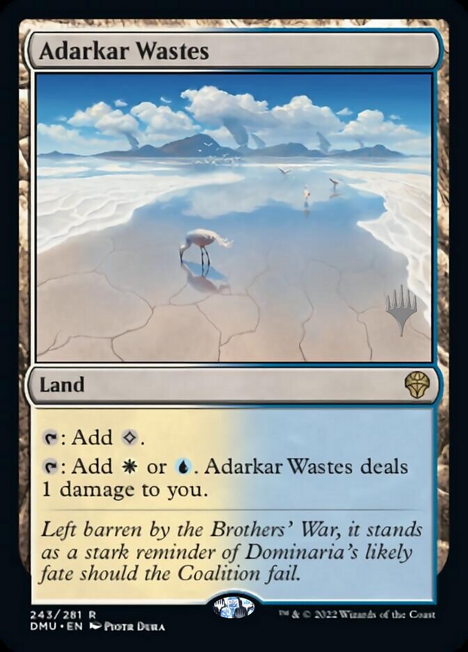 Adarkar Wastes (Promo Pack) [Dominaria United Promos] | Chromatic Games