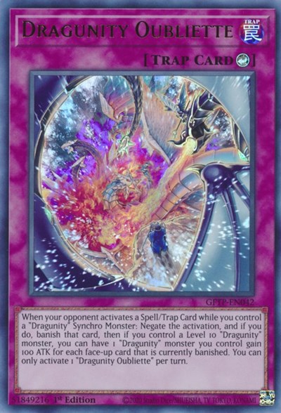 Dragunity Oubliette [GFTP-EN042] Ultra Rare | Chromatic Games