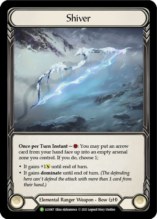 Shiver [LGS067] (Promo)  Cold Foil | Chromatic Games