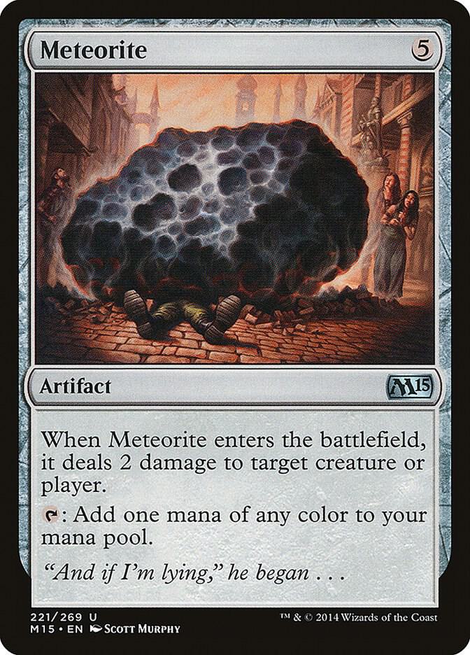 Meteorite 221/269 (Magic 2015 (M15))  - Foil | Chromatic Games