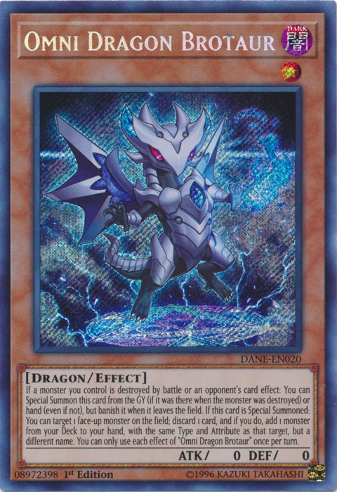 Omni Dragon Brotaur [DANE-EN020] Secret Rare | Chromatic Games