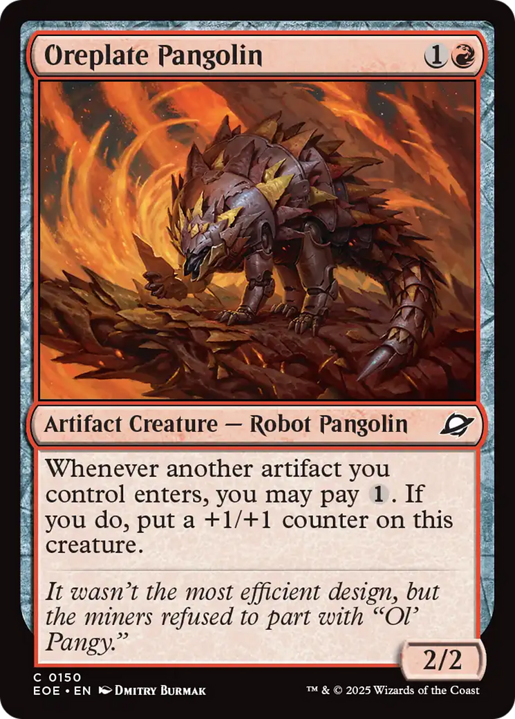 Oreplate Pangolin [Edge of Eternities] | Chromatic Games
