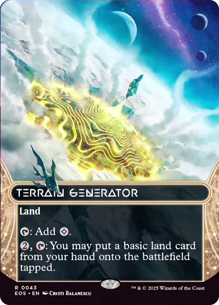Terrain Generator (0043) (Borderless) [Edge of Eternities: Stellar Sights] | Chromatic Games