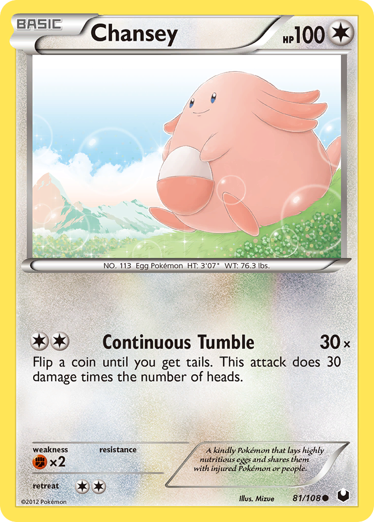 Chansey (81/108) [Black & White: Dark Explorers] | Chromatic Games