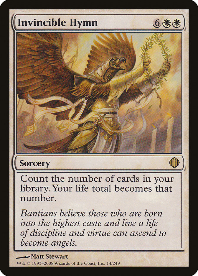 Invincible Hymn 14/249 (Shards of Alara)  | Chromatic Games
