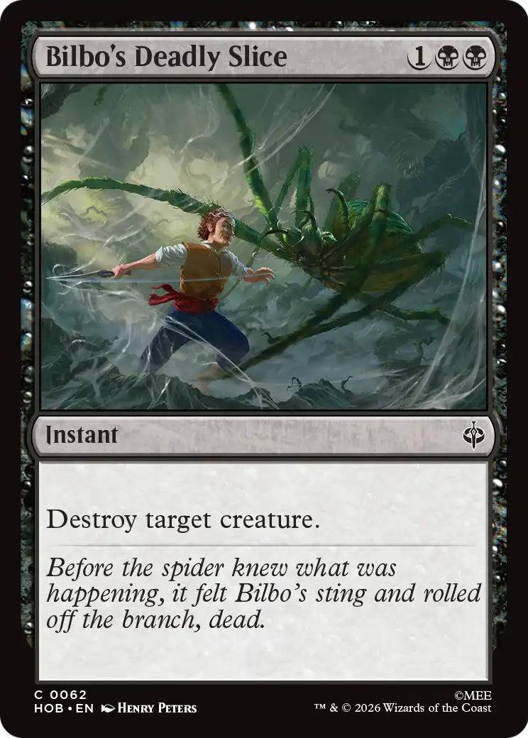 Bilbo's Deadly Slice [The Hobbit] | Chromatic Games