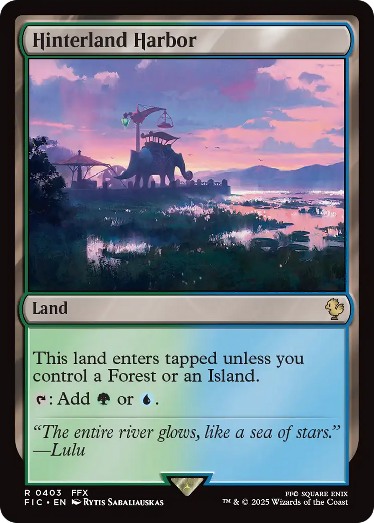 Hinterland Harbor [FINAL FANTASY Commander] | Chromatic Games
